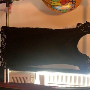 Off the sleep black dress